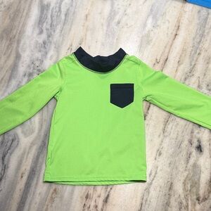 1989 Place Vibrant Green Shirt with Black Accents